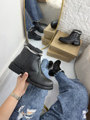Bota Coturno PRETA STRASS