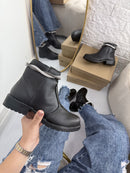 Bota Coturno PRETA STRASS