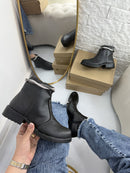Bota Coturno PRETA STRASS