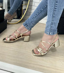 Sandália Cecília Salto 5 cm PRATA (Cópia)