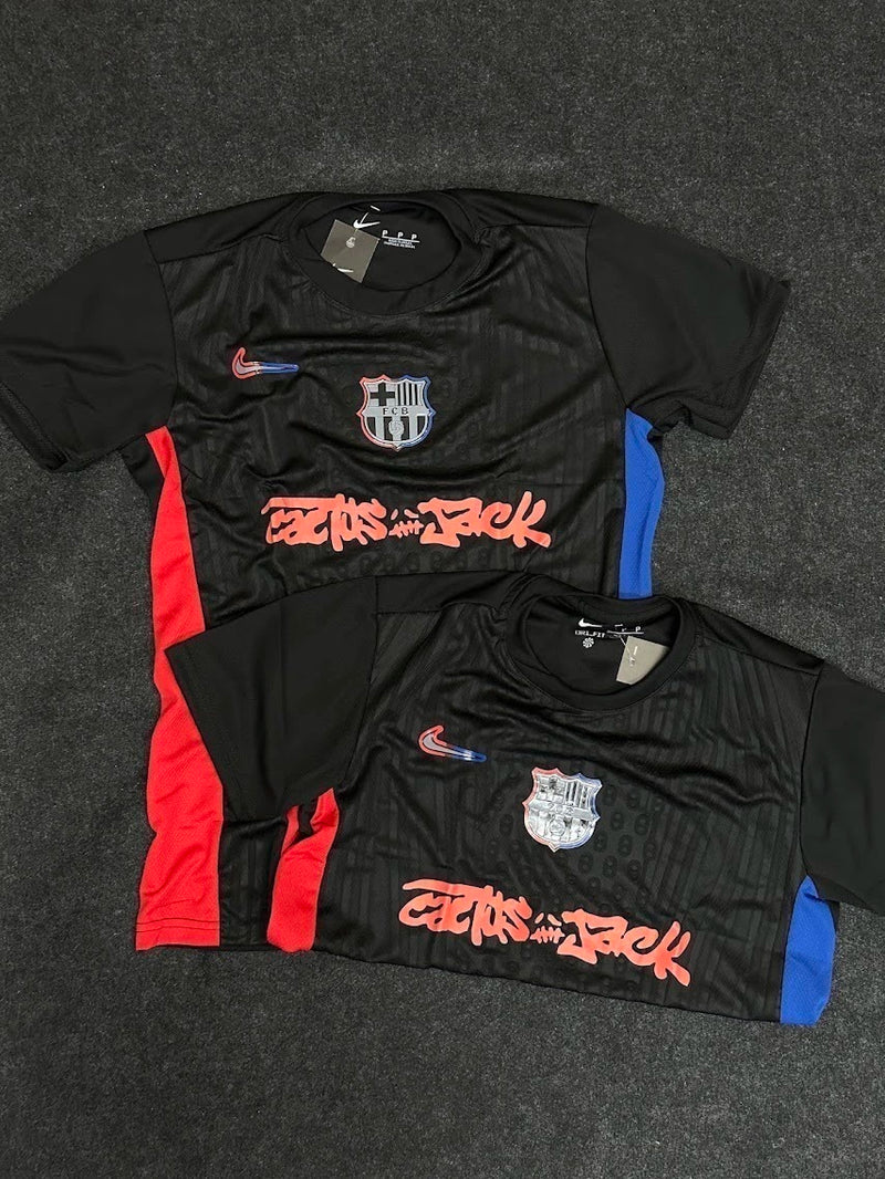 Camisa Barcelona Preta Travis Scott