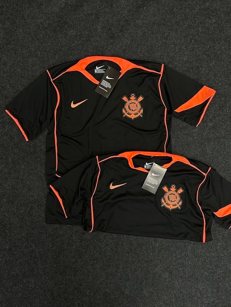 Camisa Corinthians Preta/Laranja