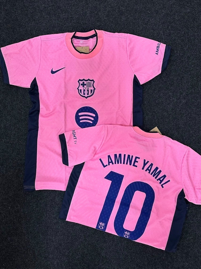 Camisa Barcelona Rosa Lamine Yamal