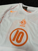 Camisa Seleção Holanda 04/05 Retrô Branca - Van Nistelrooy