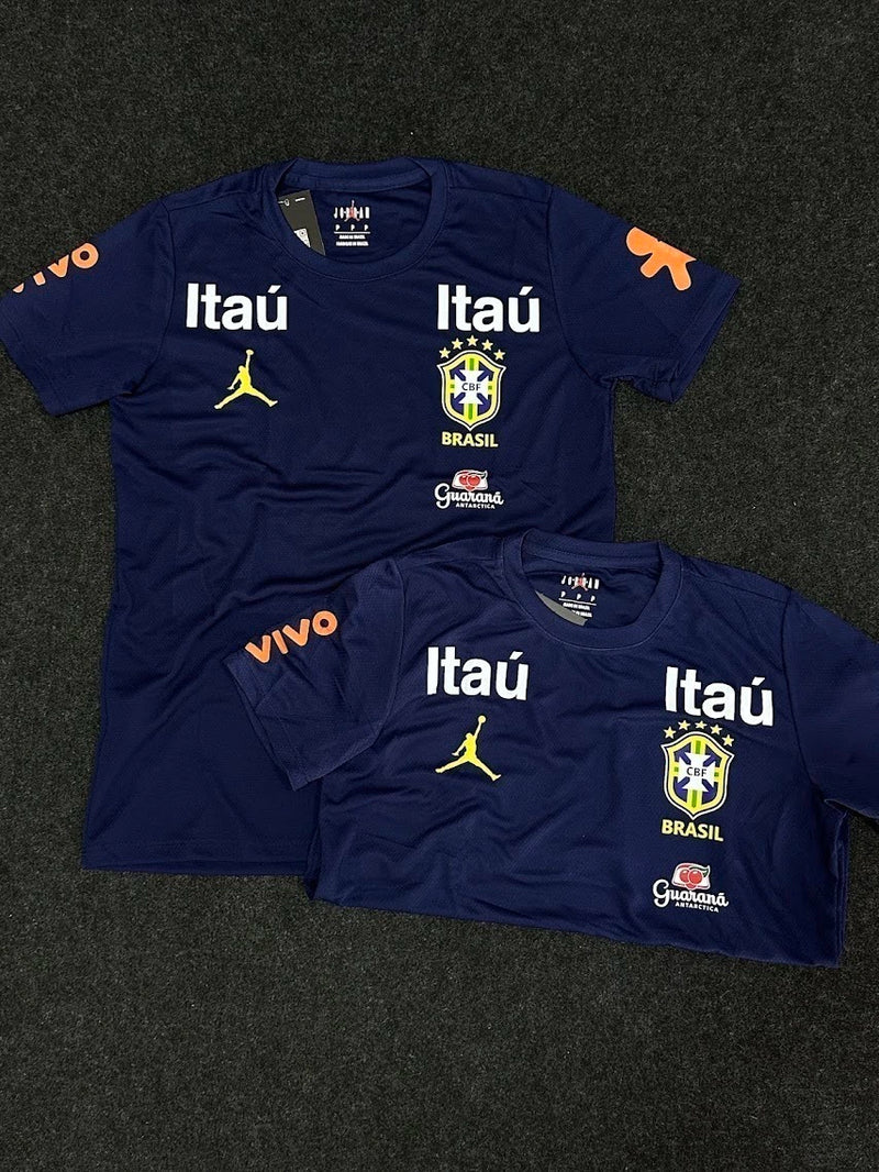 Camisa Seleção Brasileira Preta/Amarela