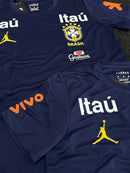 Camisa Seleção Brasileira Preta/Amarela