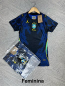 Camisa Seleção Brasil  Oficial  Tailandesa 1.1 Azul Feminina