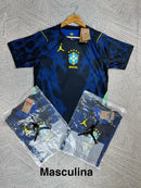 Camisa Seleção Brasil  Oficial Tailandesa 1.1 Azul Masculina
