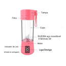 Master Juice - Mini liquidificador Portátil -380ML Cabo Usb